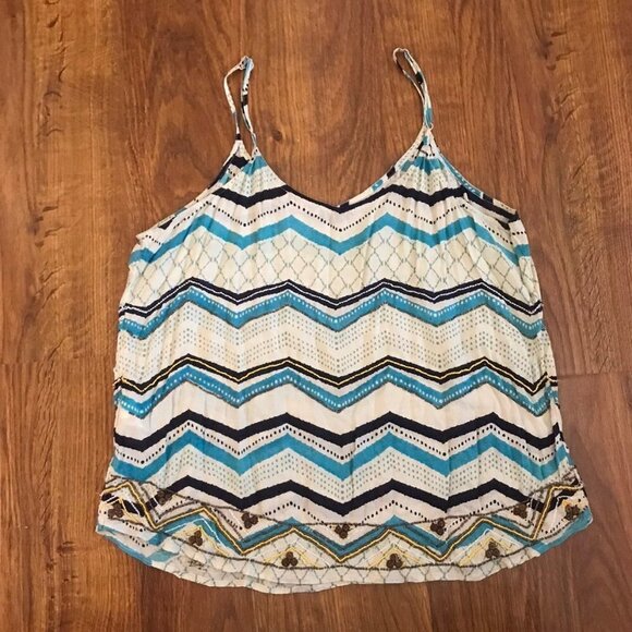 Lucky Brand beaded tank Top - Picture 1 of 4